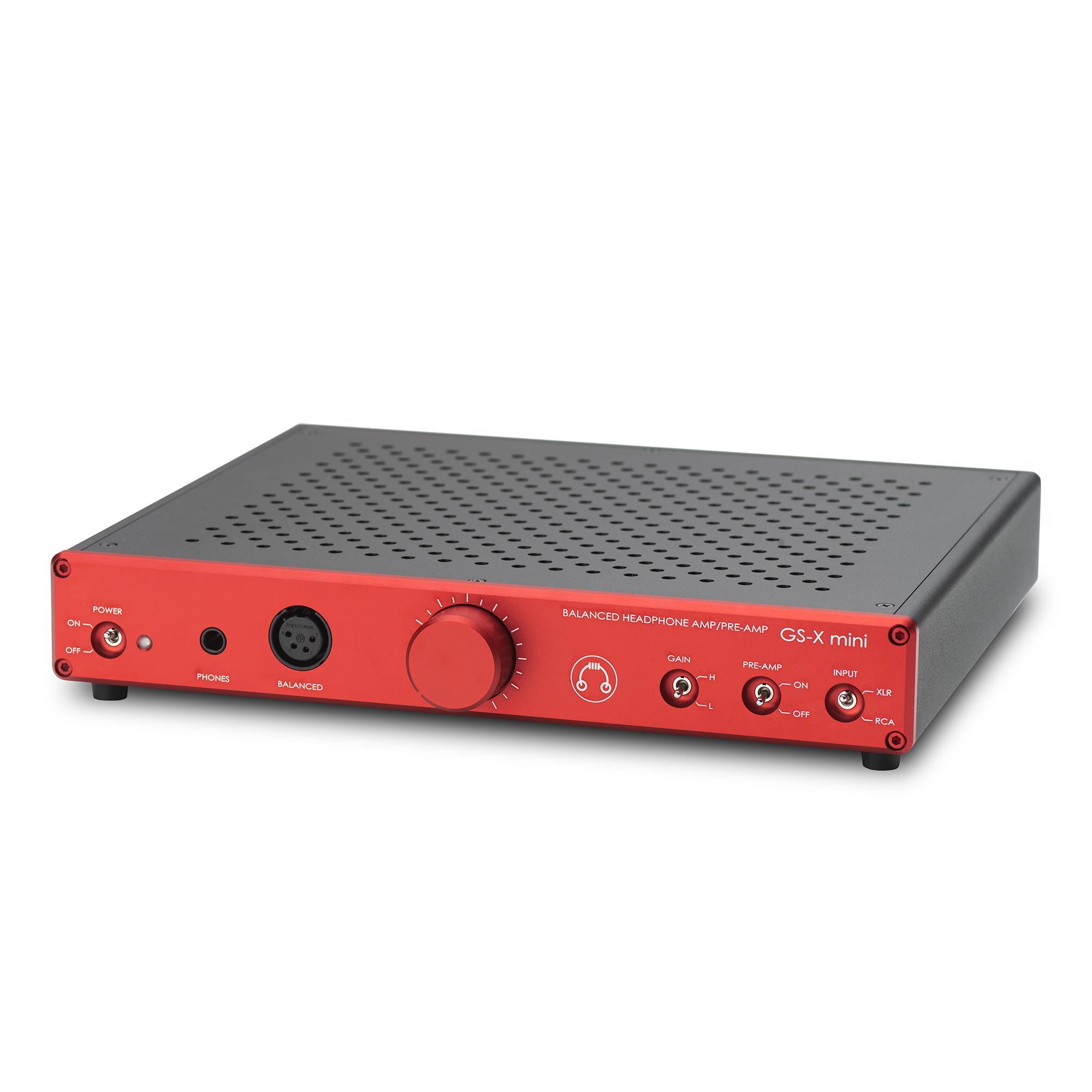 SPL Phonitor x Balanced Headphone Amp Preamp (Red) - 3